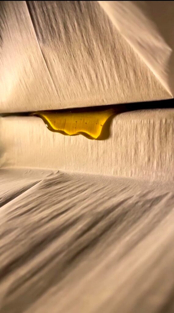best temp to press rosin