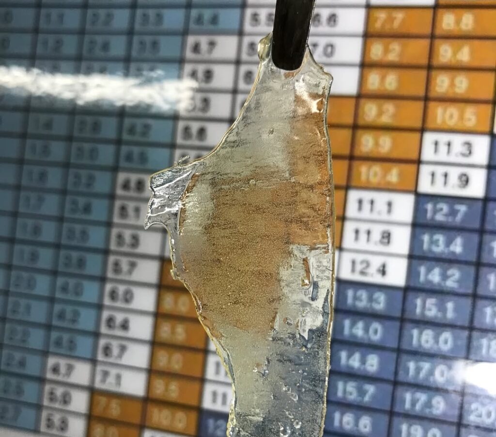 How to undry fresh press rosin